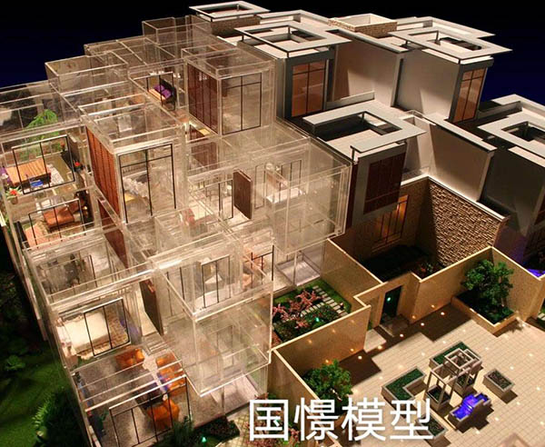阿坝县建筑模型